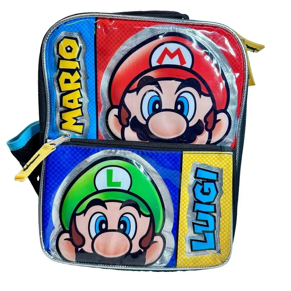 Nintendo Super Mario Lunch Tote - Mario and Luigi